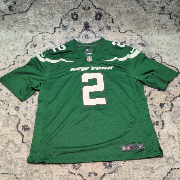 Nike NFL On Field New York Jets Zach Wilson #2 Jersey Green XXL - Picture 1 of 8
